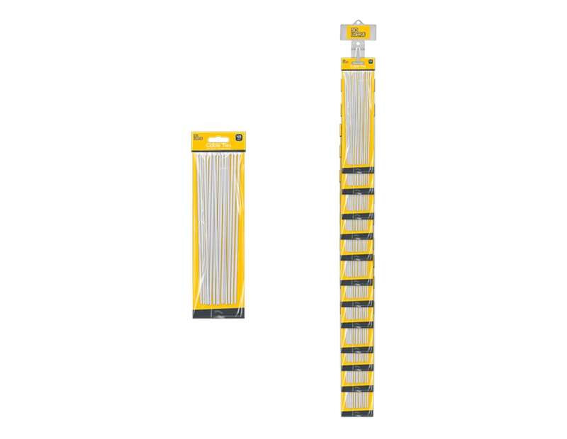 Wholesale Cable Ties 48pk With Clip Strip Wholesale Cable Ties 48pk With Clip Strip