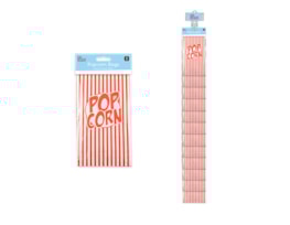 Wholesale Paper Popcorn Bag 8pk With Clip Strip Wholesale Paper Popcorn Bag 8pk With Clip Strip