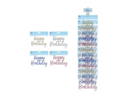 Wholesale Glitter Happy Birthday Cake Topper With Clip Strip