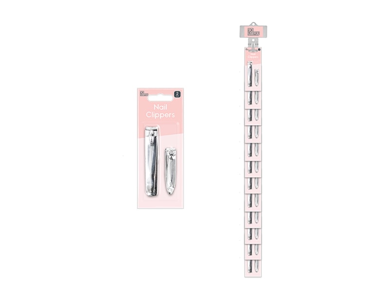 Wholesale Nail Clippers 2pk With Clip Strip Wholesale Nail Clippers 2pk With Clip Strip