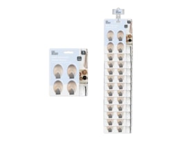 Wholesale Metal Self Adhesive Hooks 4pk With Clip Strip Wholesale Metal Self Adhesive Hooks 4pk With Clip Strip