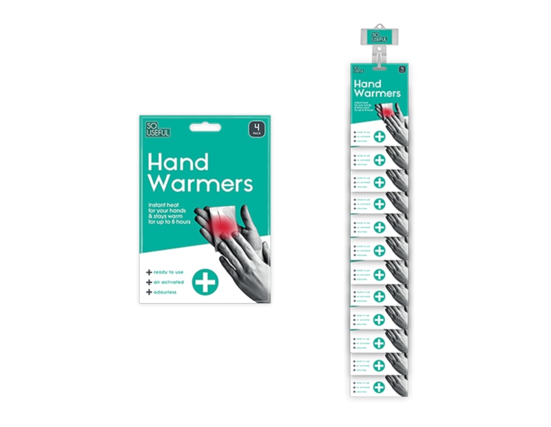 Wholesale Hand Warmers 4pk With Clip Strip Wholesale Hand Warmers 4pk With Clip Strip