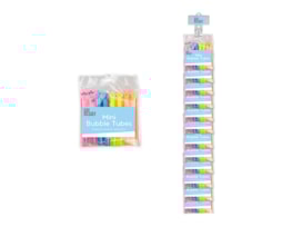 Wholesale Bubble Tubes 8pk With Clip Strip Wholesale Bubble Tubes 8pk With Clip Strip