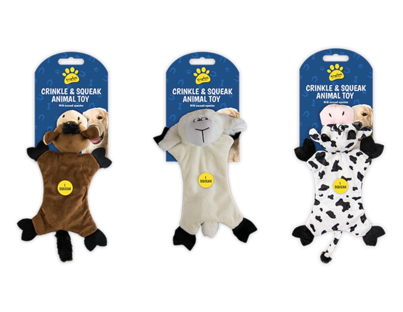 Wholesale Crinkle and Squeak Farm Animal Toy Wholesale Crinkle and Squeak Farm Animal Toy