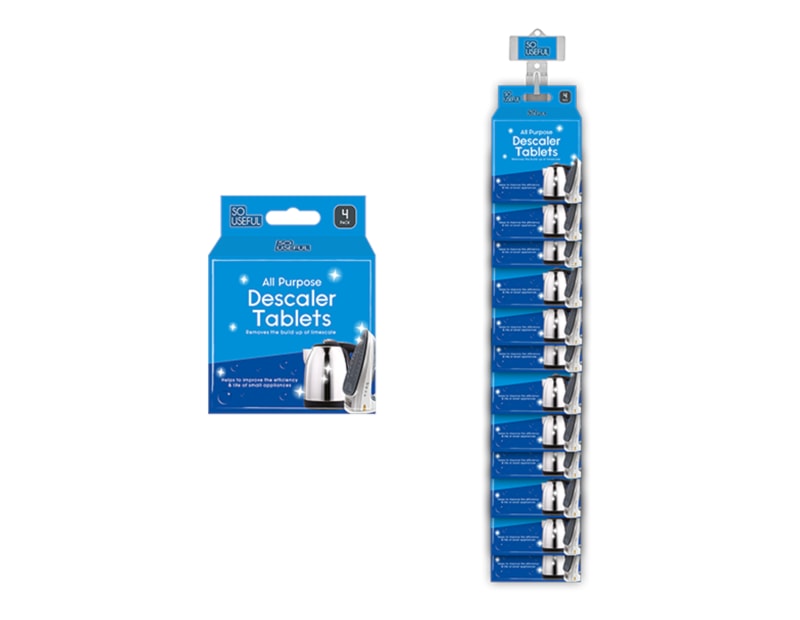 Wholesale Descaler Tablets 4pk With Clip Strip Wholesale Descaler Tablets 4pk With Clip Strip