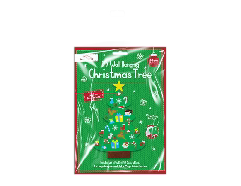 Wholesale DIY Wall Hanging Christmas Tree 95cm Wholesale DIY Wall Hanging Christmas Tree 95cm