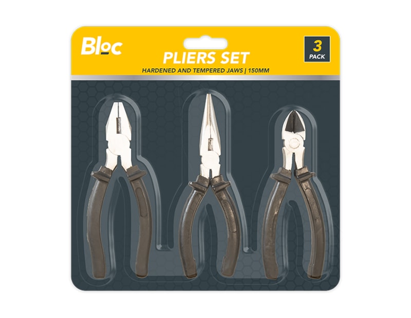Wholesale 150mm Pliers Set 3PK Wholesale 150mm Pliers Set 3PK