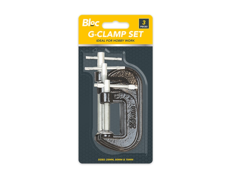 Wholesale G Clamp Set 3PK Wholesale G Clamp Set 3PK