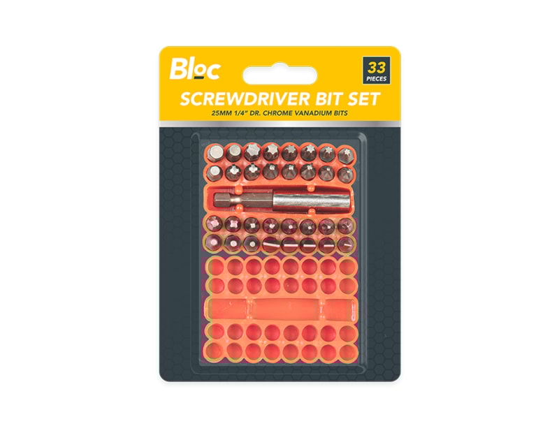 Wholesale Screwdriver Bit Set 33PK Wholesale Screwdriver Bit Set 33PK