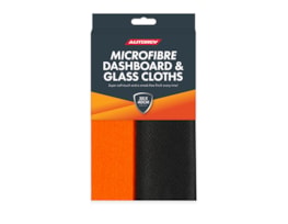 Wholesale Microfibre Dashboard & Glass Cloths 2pk