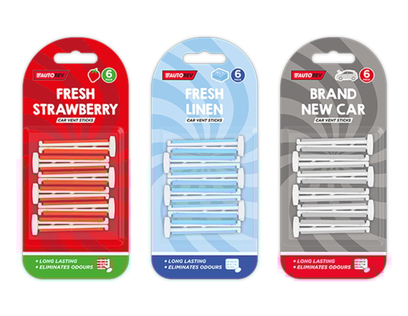 Wholesale Car Vent Sticks 6pk Wholesale Car Vent Sticks 6pk