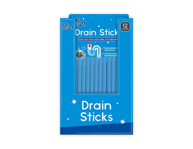 Wholesale Drain Sticks 12pk CDU Wholesale Drain Sticks 12pk CDU