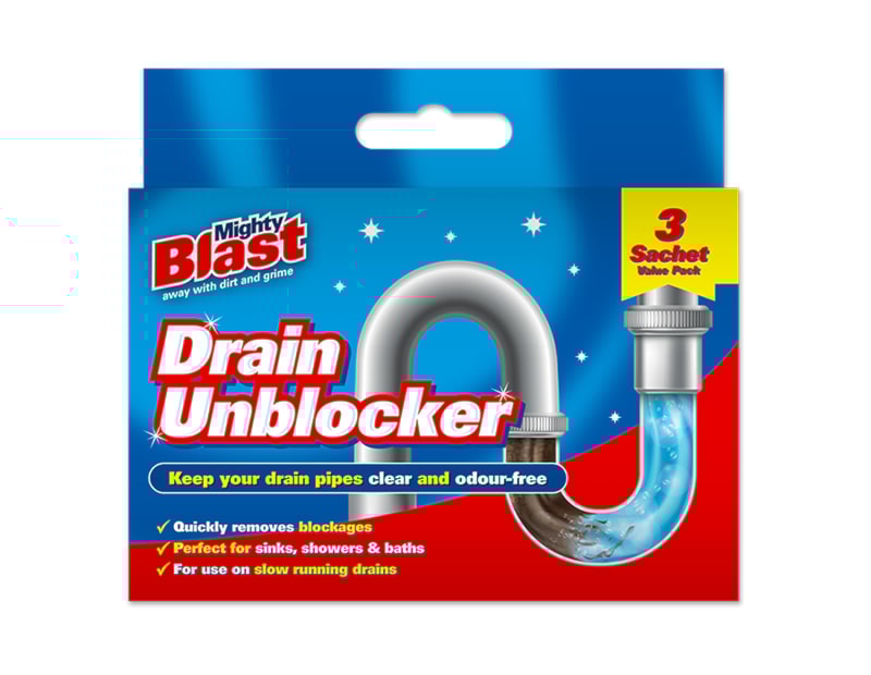 Drain Unblocker 3pk Drain Unblocker 3pk
