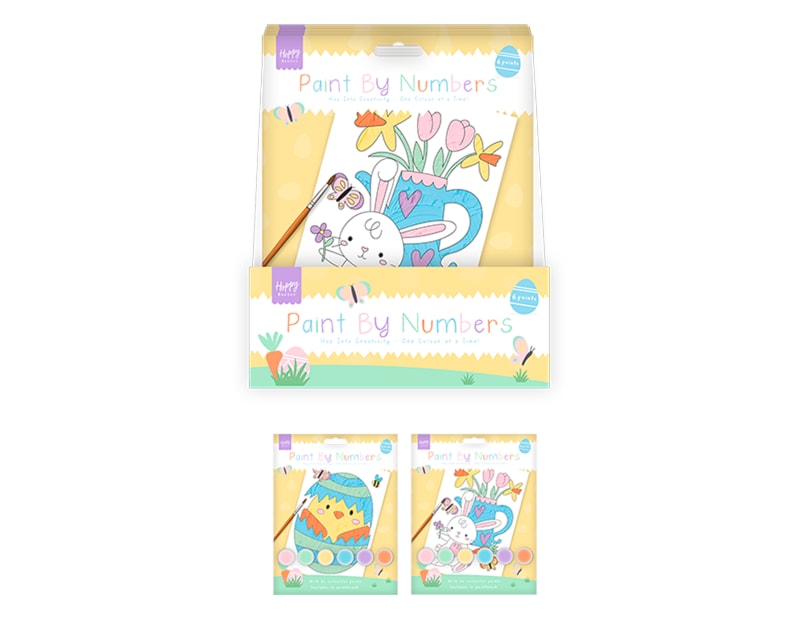 Wholesale Easter Paint By Number Book with Paints CDU
