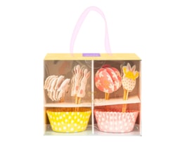 Wholesale Easter Cupcake Topper & Case Set 48pk