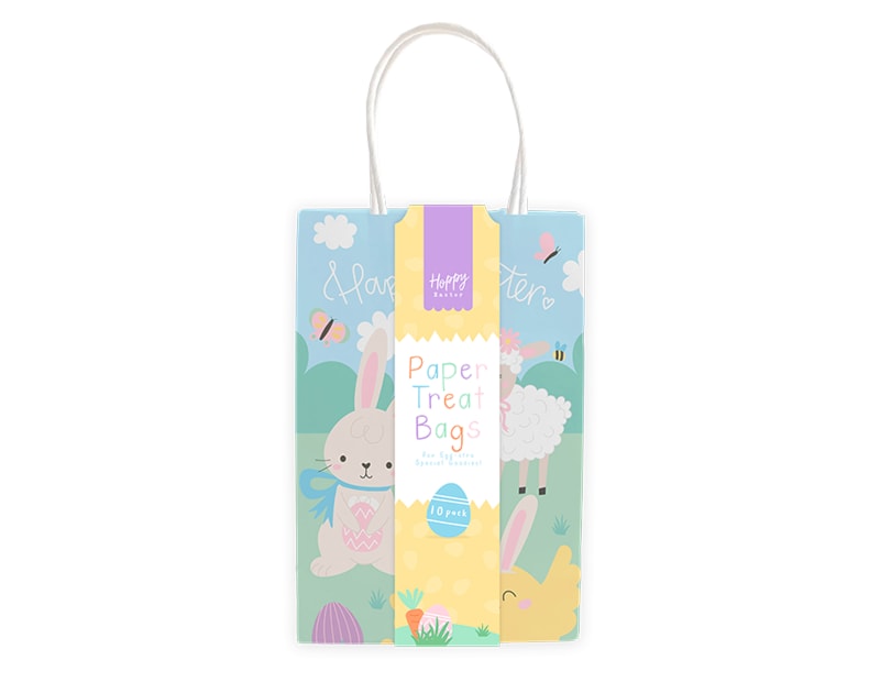 Wholesale Easter Paper Treat Bags 10pk Wholesale Easter Paper Treat Bags 10pk
