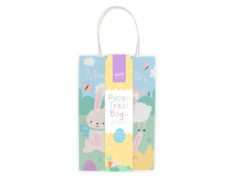 Wholesale Easter Paper Treat Bags 10pk Wholesale Easter Paper Treat Bags 10pk