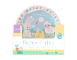 Wholesale Easter Printed Paper Plates 10pk CDU - Plastic Free