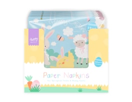 Wholesale Easter Printed 3 Ply Napkins 20pk CDU Wholesale Easter Printed 3 Ply Napkins 20pk CDU