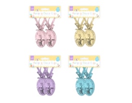 Wholesale Easter Hanging Disco Eggs 2pk