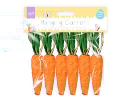 Wholesale Easter Hanging Carrots 6pk Wholesale Easter Hanging Carrots 6pk