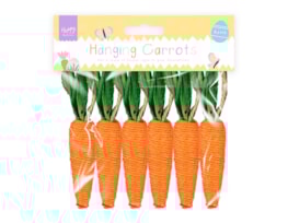 Wholesale Easter Hanging Carrots 6pk