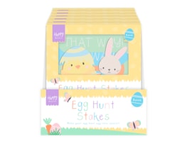 Wholesale Easter Egg Hunt Stakes 6pk CDU Wholesale Easter Egg Hunt Stakes 6pk CDU