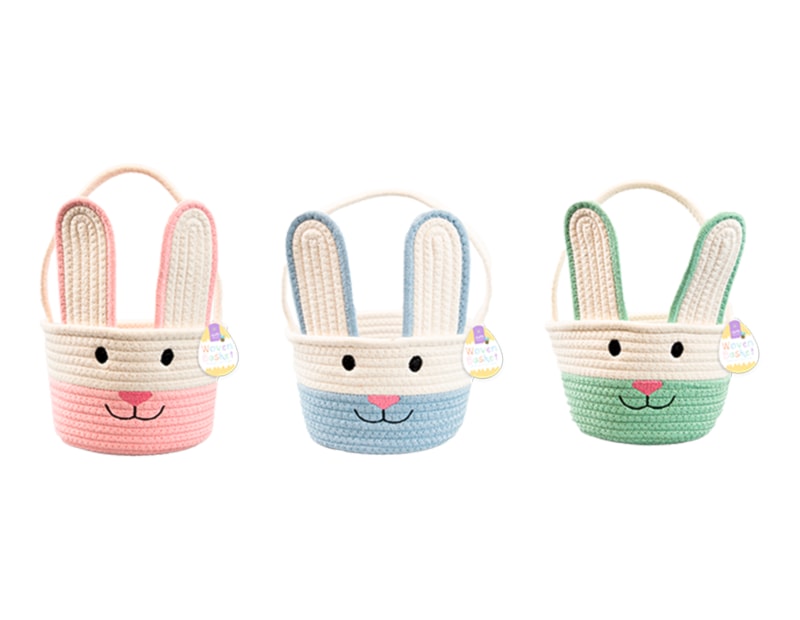 Wholesale Easter Woven Egg Basket 20cm