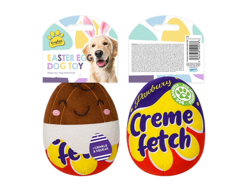 Wholesale Easter Crème Fetch Dog Toy Wholesale Easter Crème Fetch Dog Toy