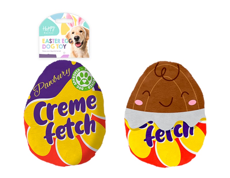 Wholesale Easter Crème Fetch Dog Toy