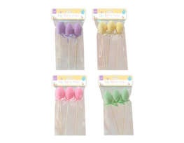 Wholesale Easter Egg Rope Picks 3pk