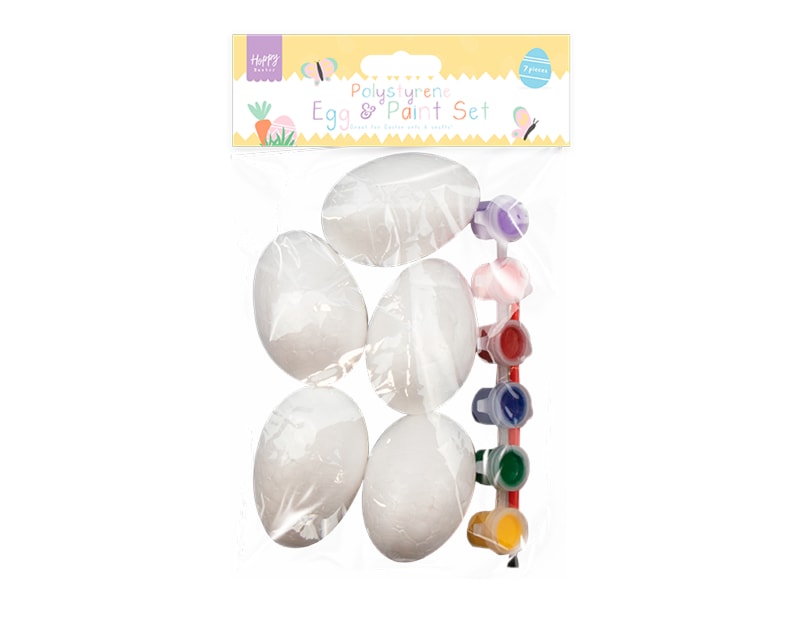 Wholesale Polystyrene Eggs & Paint set | Gem imports Ltd. Wholesale Polystyrene Eggs & Paint set | Gem imports Ltd.