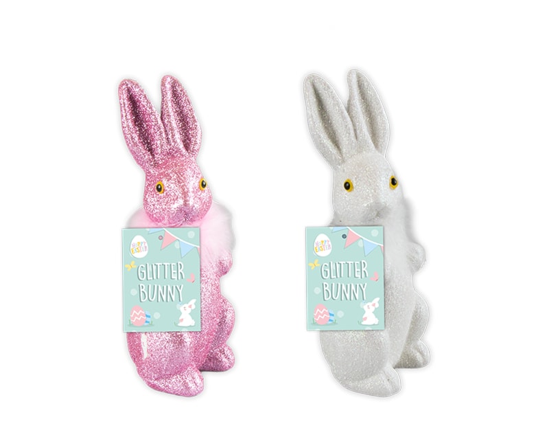 Wholesale Glittery Bunny Decorations | Gem imports Ltd. Wholesale Glittery Bunny Decorations | Gem imports Ltd.