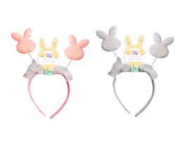 Wholesale Easter Sequin Bunny Head boppers Wholesale Easter Sequin Bunny Head boppers