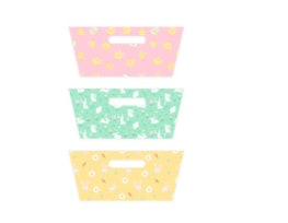 Wholesale Easter rectangle printed Hamper tray | Gem imports.