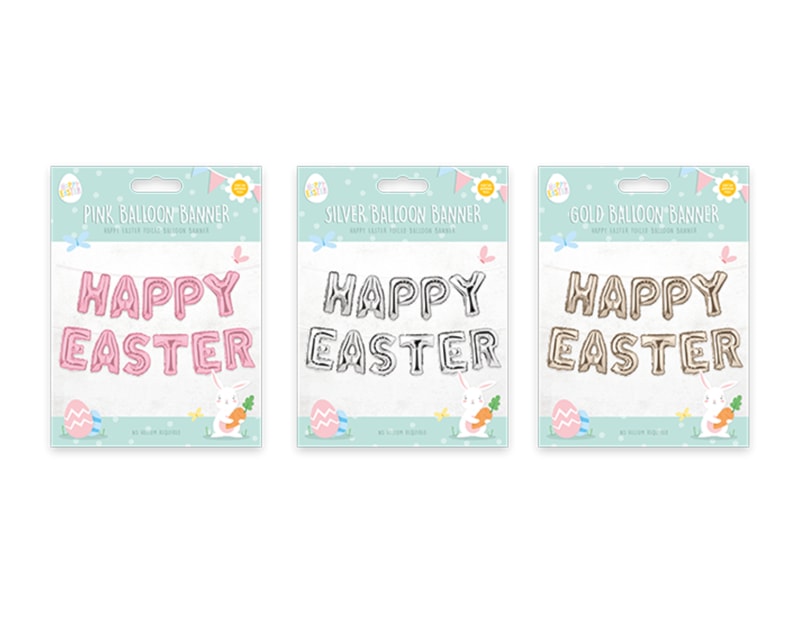 Wholesale Happy Easter Foil Balloon Banner Wholesale Happy Easter Foil Balloon Banner