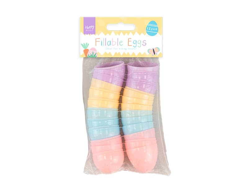 Wholesale Easter Fillable Eggs 12 Pack Wholesale Easter Fillable Eggs 12 Pack
