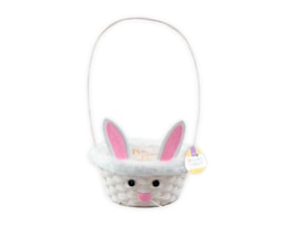 Wholesale Easter Bunny Woven Basket