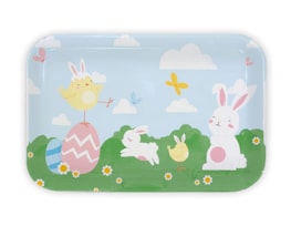 Wholesale Easter Plastic Serving Tray | Gem imports Ltd. Wholesale Easter Plastic Serving Tray | Gem imports Ltd.