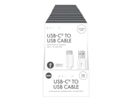 Wholesale White Type-C to USB 2M Cable CDU Wholesale White Type-C to USB 2M Cable CDU