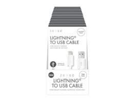 Wholesale White Lightning to USB 2M Cable CDU
