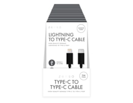 Wholesale Black Lightning to Type-C 2M Cable CDU