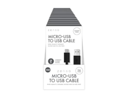 Wholesale Black Micro to USB 2M Cable CDU
