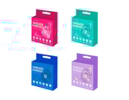 Wholesale Coloured Wireless Earbuds with Digital Screen Charging Case Wholesale Coloured Wireless Earbuds with Digital Screen Charging Case