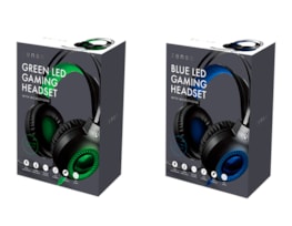 Wholesale LED Gamer Headset with Microphone Wholesale LED Gamer Headset with Microphone