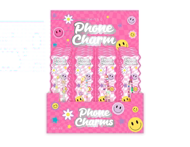 Wholesale Beaded Phone Charm CDU Wholesale Beaded Phone Charm CDU