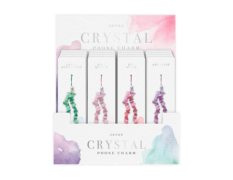 Wholesale Crystal Phone Charm CDU