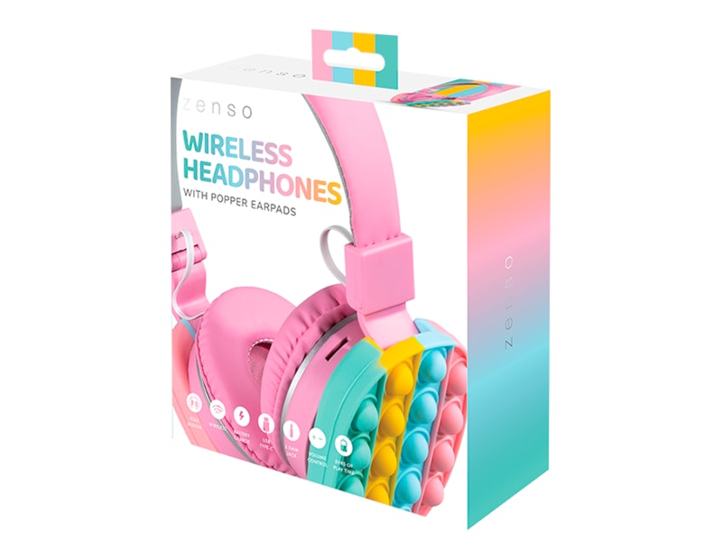 Wholesale Wireless Headphones with Poppers Wholesale Wireless Headphones with Poppers