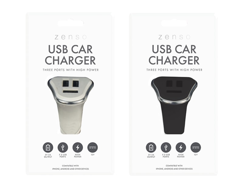 Wholesale three port USB car charger Wholesale three port USB car charger