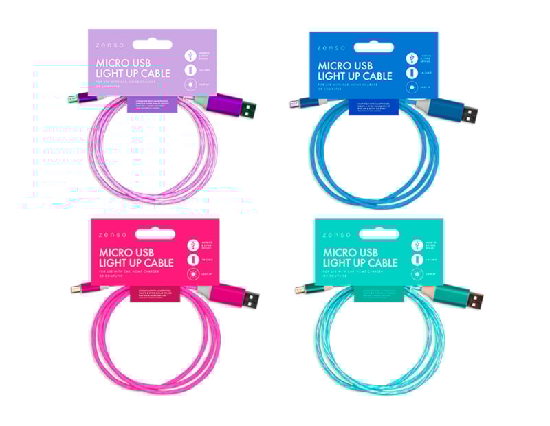 Wholesale Micro Light up charging cable | Gem imports Wholesale Micro Light up charging cable | Gem imports
